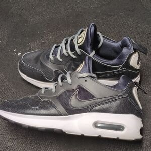 Nike Charcoal and White Air Max Sneakers